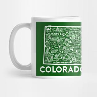 Colorado Map Mug